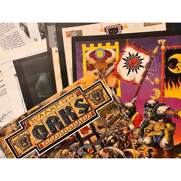 WAAARGH THE ORKS! Original 1990 Edition (not reprint) Games Workshop, 98 pages - Picture 3 of 16